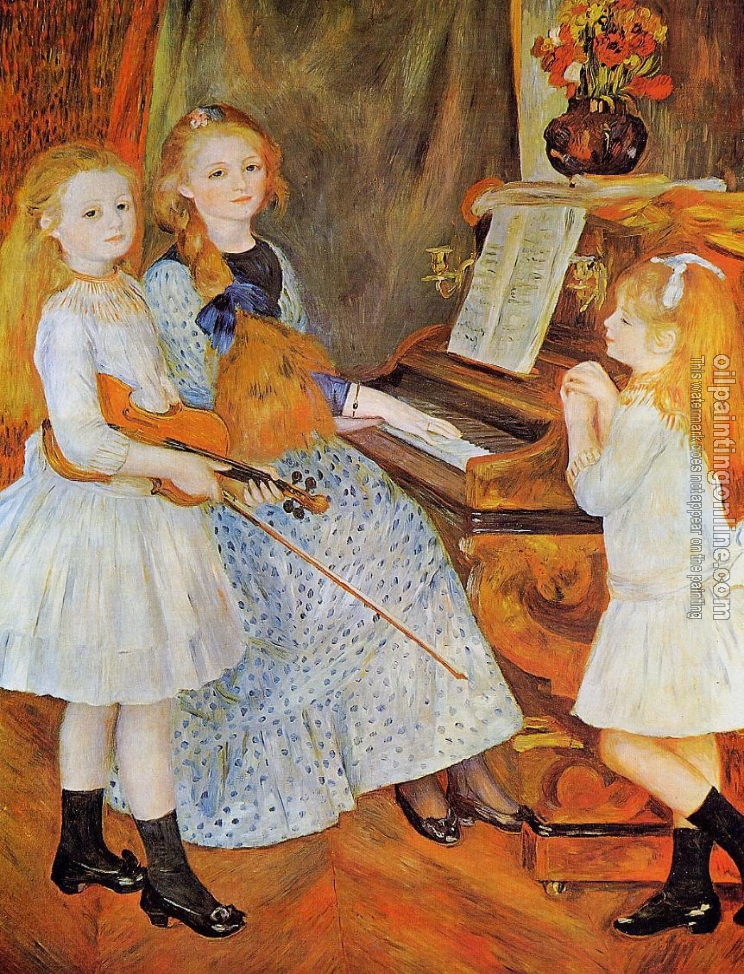 Renoir, Pierre Auguste - The Daughters of Catulle Mendes